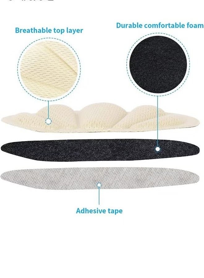 Heel Grips Liner Cushions Insole,12 Pieces Shoes Insert Pads for Loose Too Big Shoes Prevent Rubbing Blisters Slip Filler Improve Shoe Fit and Comfort for Men Women