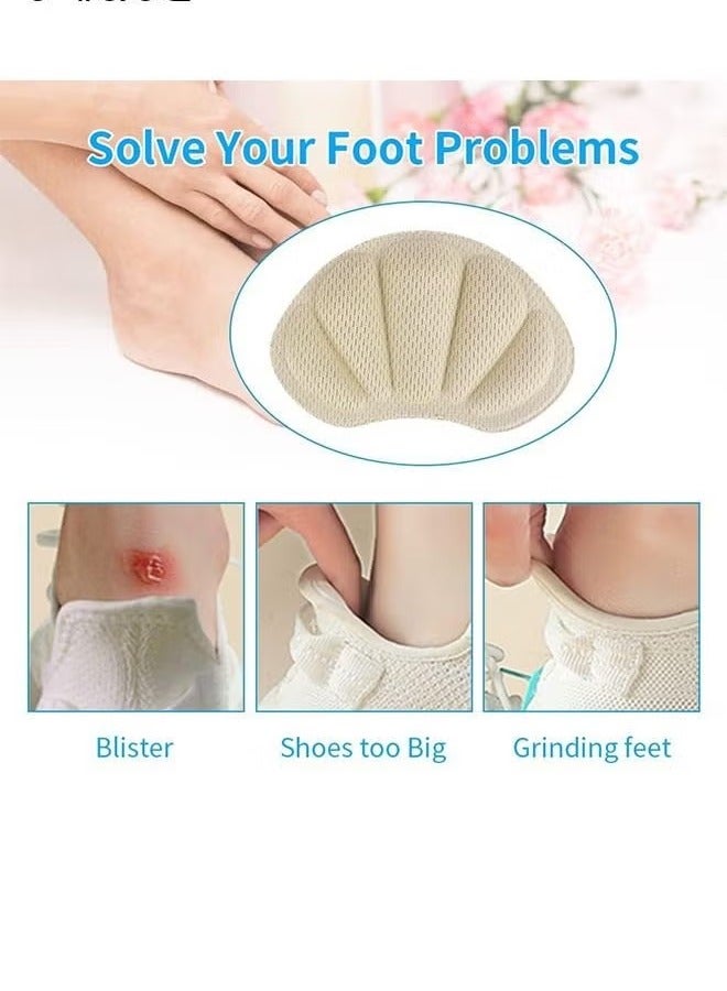 Heel Grips Liner Cushions Insole,12 Pieces Shoes Insert Pads for Loose Too Big Shoes Prevent Rubbing Blisters Slip Filler Improve Shoe Fit and Comfort for Men Women
