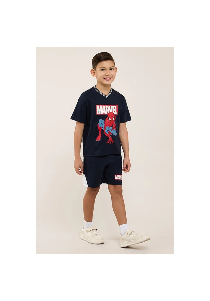 R&b Spider-Man Print Clothing Set