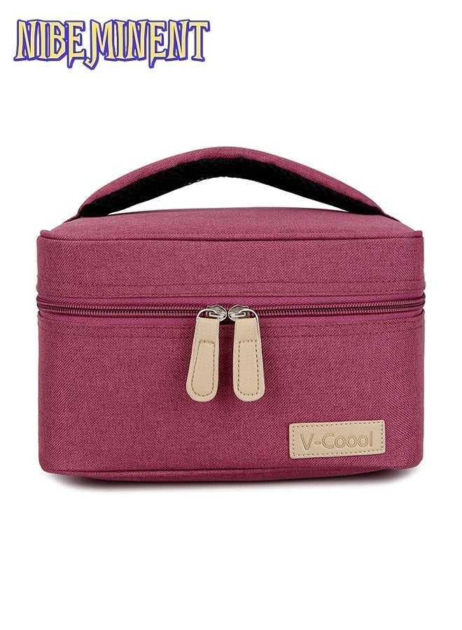 NIBEMINENT Portable Breastmilk Cooler Bag With 2 Ice Pack Set and waterproof inner liner bag ,Cooler and Moistureproof Breast Milk Baby Bottle Cooler Bag, for Travel, Nursing Mom Daycare, Work, Picnic - Image 3