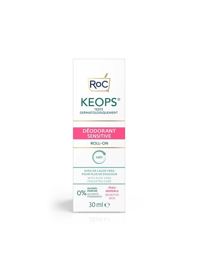 RoC Keops Deo Roll-On Sensitive Skin 30Ml - Image 2