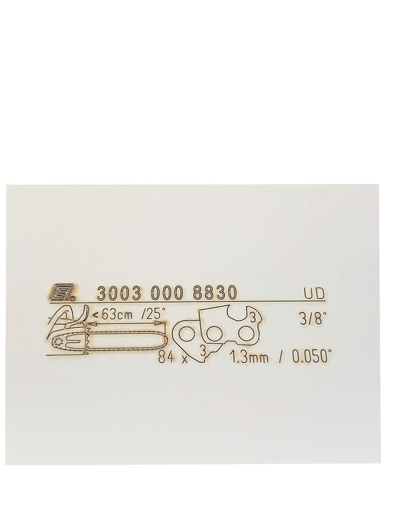 STIHL ستihl 33RS-84 2PK، 3/8" .050 قياس، 84 رابط دفع، 25"، رابيد سوبر، سلسلة منشار احترافية، 3623-005-0084 - Image 5