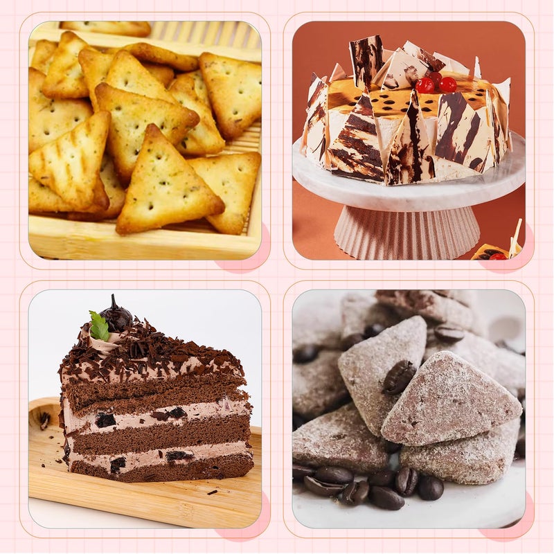 SK Triangle Shape Cookie Cutter Set  Stainless Steel  5-Piece  Small(2.7in) - Image 5