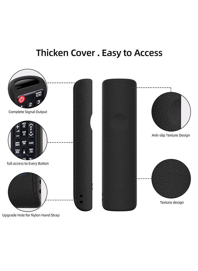 O Ozone Remote case for Samsung TV Controller Silicone Remote Cover for Samsung Remote Control Smart TV Remote Skin Sleeve- Black  - Image 4