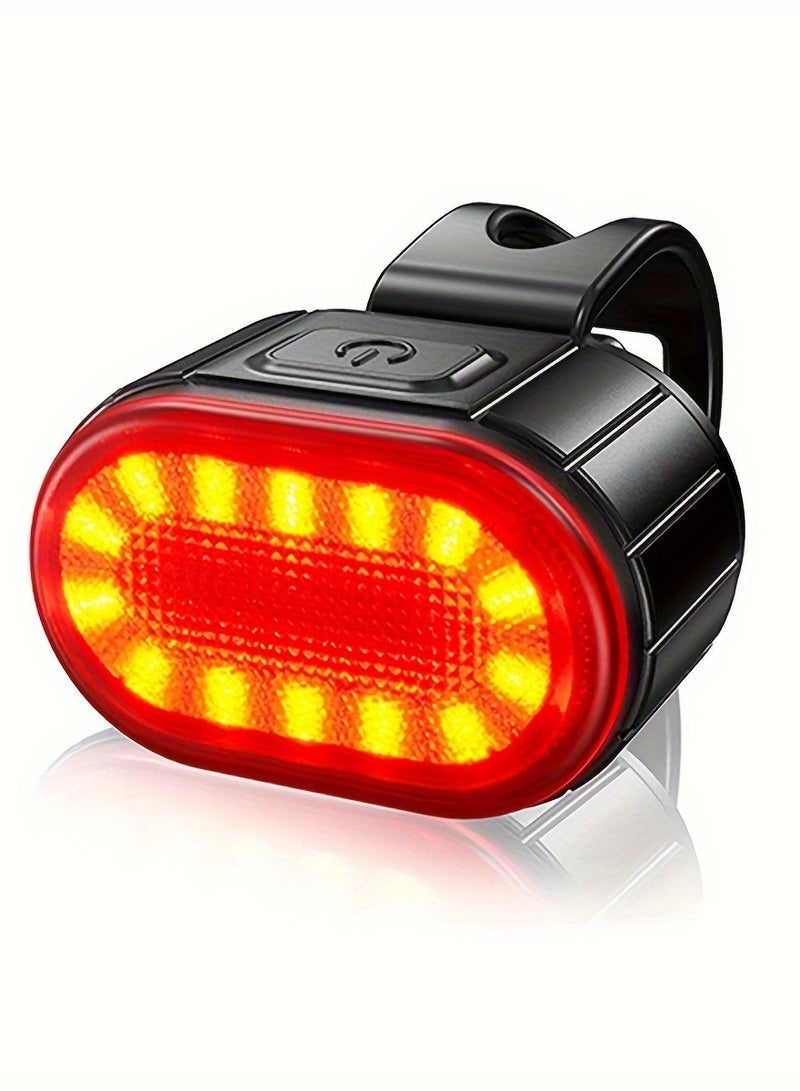 Generic 2 Pack USB Rechargeable Bike Lights Set - Mountain Bicycle Headlight & Taillight, IPX5 Waterproof, 4 Modes for Night Cycling, Easy Handlebar Mount  - Image 2