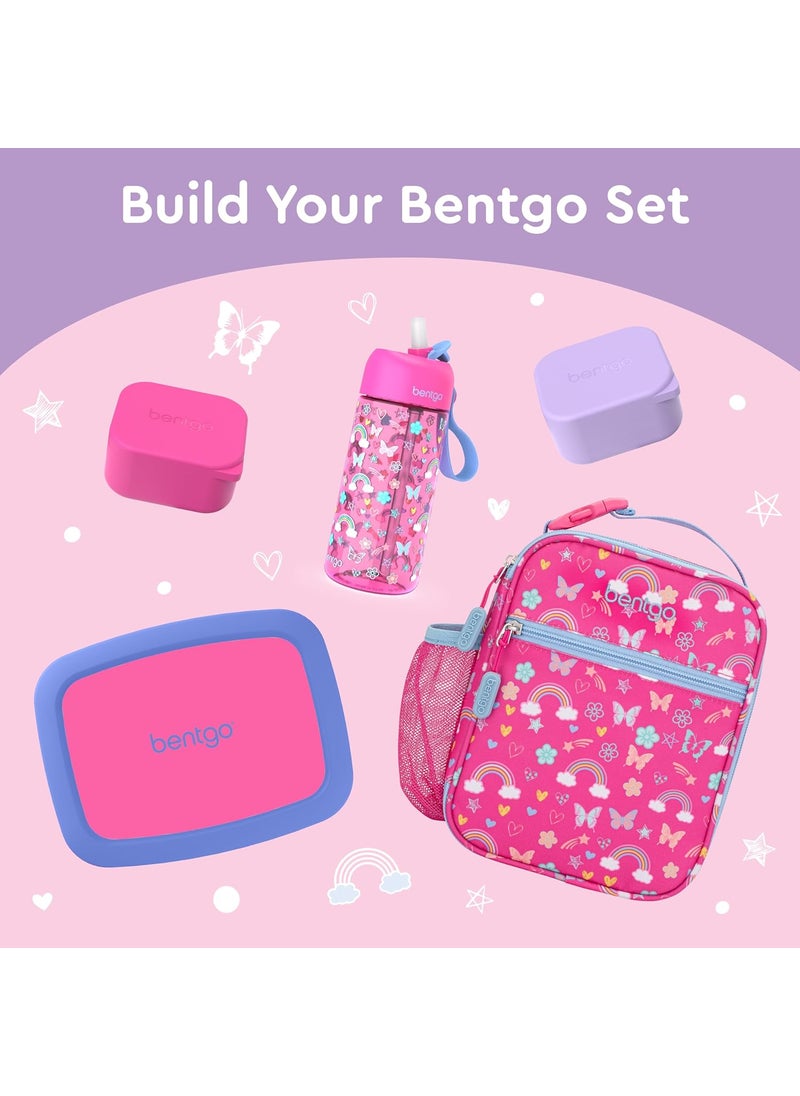 Bentgo Bentgo Sidekicks 2Pack Silicone Container Set  Dipping Sauce Cups for Condiments  Small Snacks Reusable Durable  LeakProof Liquid Storage Salad Dressing Container  26 oz Lavender  Pink  - Image 5