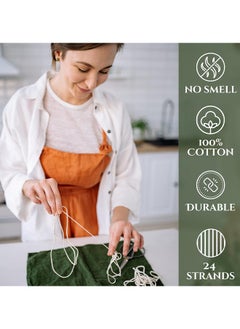 HY Candle Wick, 24 Ply Braided Cotton Wick Core Making Kit Line Universal Spool Natural Material Handmade Supplies for DIY, 2 Rolls, total 400 feet  - Image 4