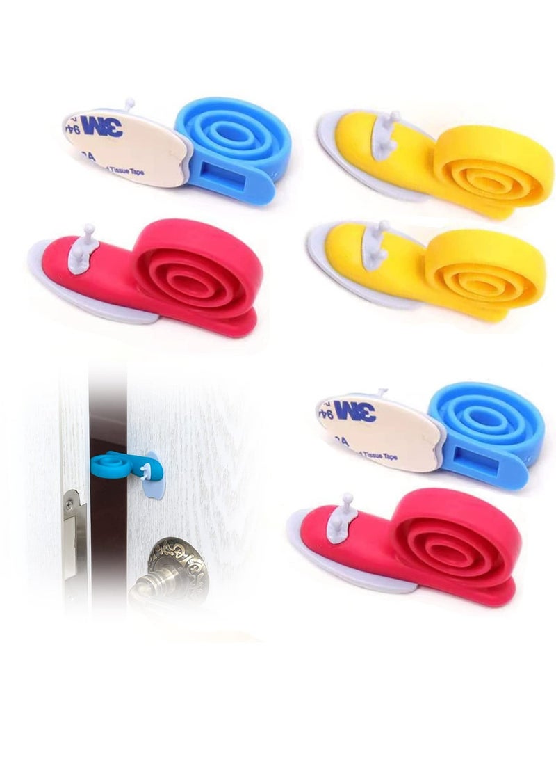 KASTWAVE Door Finger Pinch Guard Protectors, 6PCS Cartoon Baby Proof Doors Extra Soft and Thick Foam Door Slam Stopper, Kids Safety Finger Protectors, Prevent Child or Pet from Getting Locked in Room - Image 1