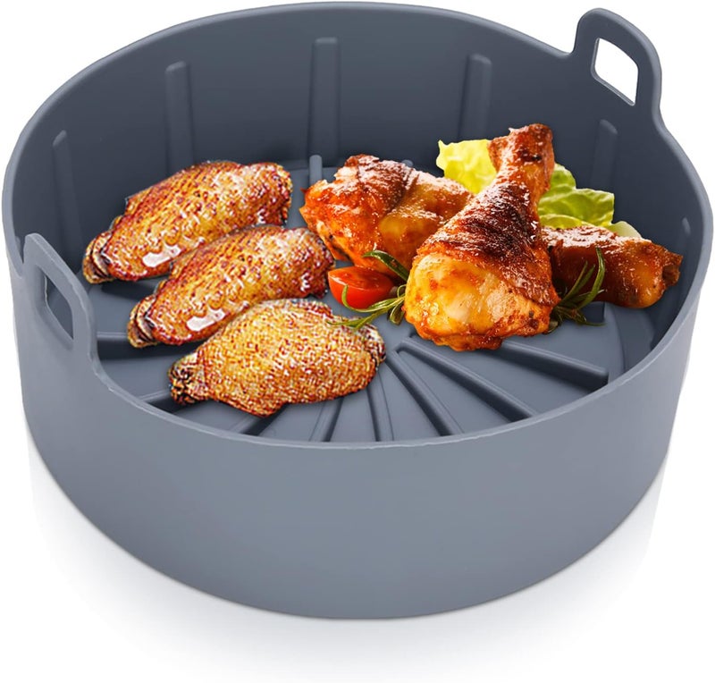 cheekyglo Air Fryer Silicone Liner, Reusable Air Fryer Basket Replacement of Air Fryer Disposable Paper Liner for 2 to 3 QT Air Fryer - Image 1