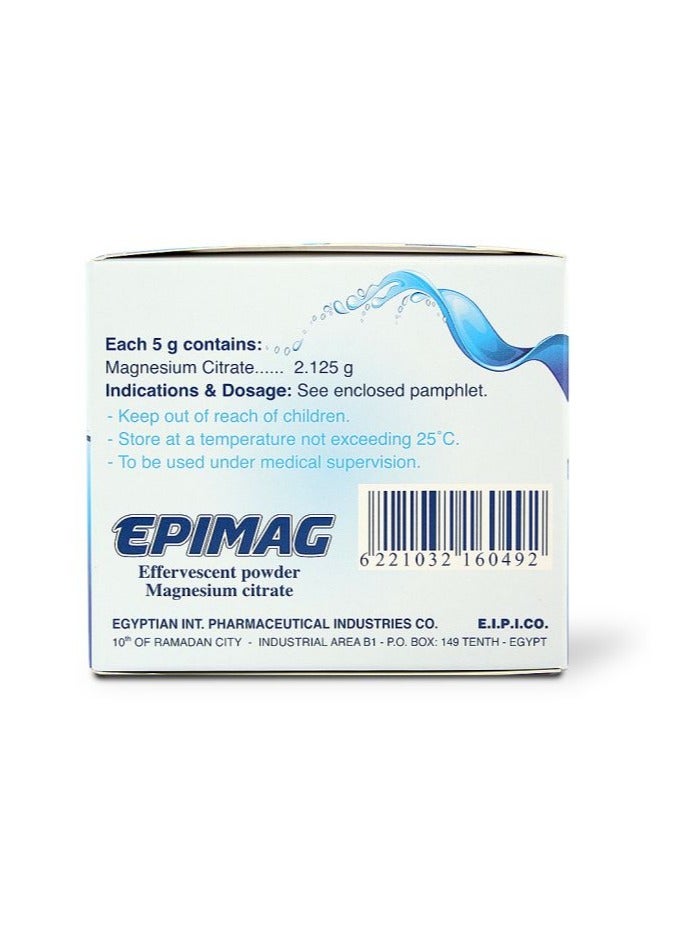 EPIMAG Effervescent Powder Magnesium Citrate - 20 Sachets - Image 3