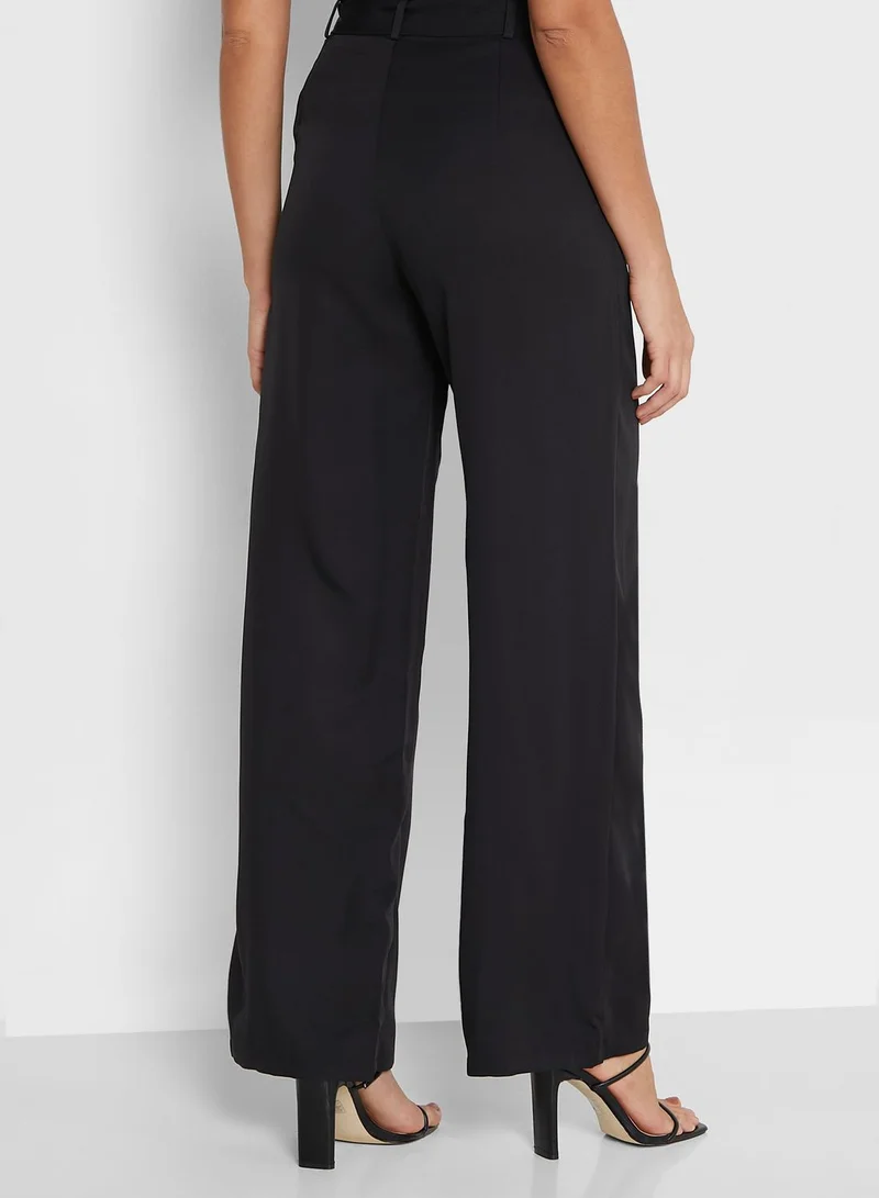 ELLA High Waist Solid Pant
