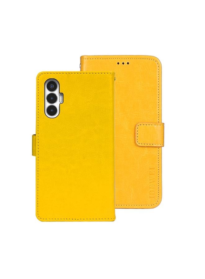Case For Tecno Pova 3 Crazy Horse Texture Leather Phone Case