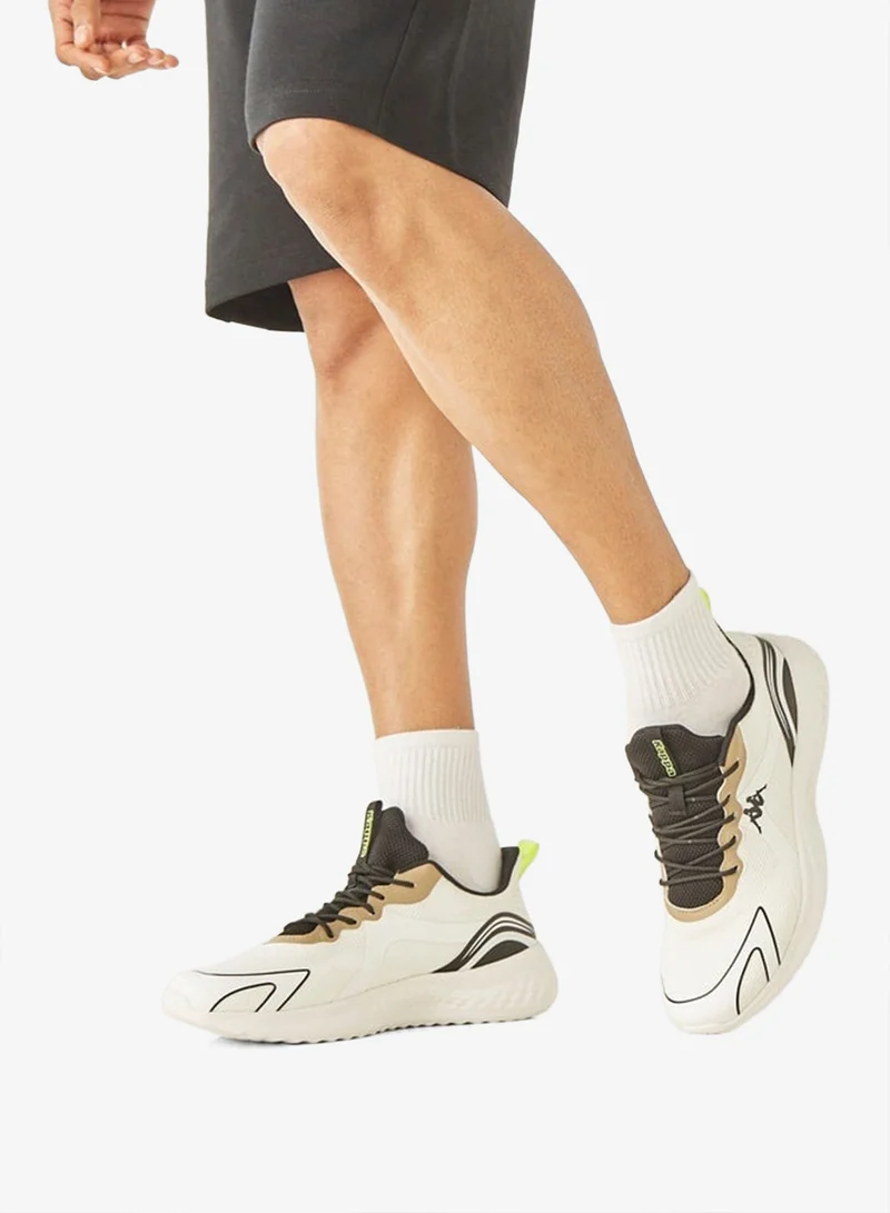 Kappa Men's Textured Lace-Up Sports Shoes