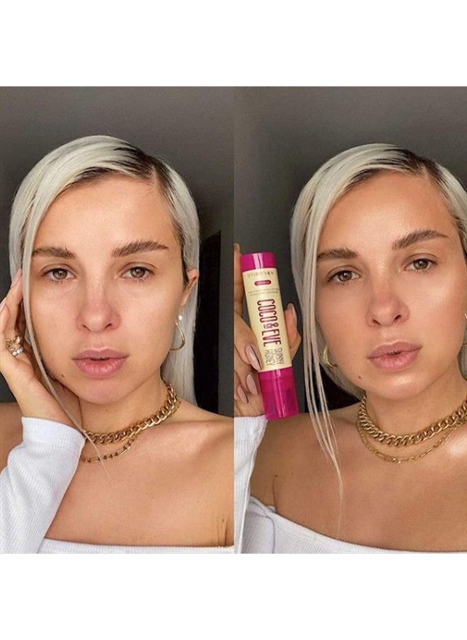 COCO & EVE Sunny Honey Bronzing Face Drops (Medium Glow) for Natural Self Tanning . Hydrating Hyaluronic Acid. Gradual Face Tanning Serum. Indoor Sunless Moisturizing Self Tanner (1 fl oz)  - Image 5
