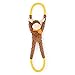 ZippyPaws RopeTugz Durable Dog Pull Rope Toy Interactive Tug of War for Large Medium Small Dogs Squeaky Pet Products to Keep Them Busy Made with Heavy Duty Climbing Rope Moose - Image 3