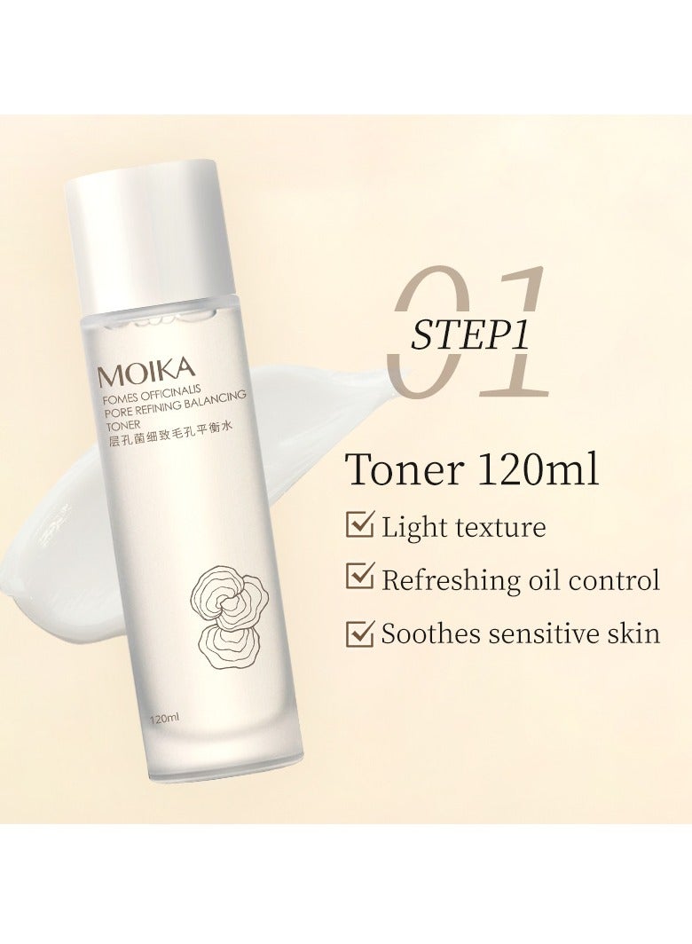 مويكا مجموعة الترطيب والترطيب المكونة من قطعتين موازنة الماء 120مل موازنة الحليب 100مل - Image 3