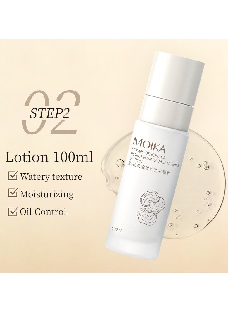 مويكا مجموعة الترطيب والترطيب المكونة من قطعتين موازنة الماء 120مل موازنة الحليب 100مل - Image 4