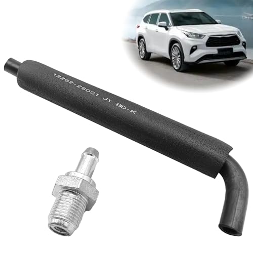 SYudwen 1220428020 1226228021 Engine PCV Valve Hose Compatible with Corolla Highlander Camry Solara RAV4 Matrix TC XB HS250h - Image 1
