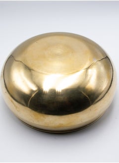 Alpine Crystals UAE Authentic Handcrafted Himalayan Golden Shining Singing Bowl from Nepal for Healing, Mindfulness, Meditation, and Yoga | Traditional Wooden Striker Included | Unique Handcrafted Golden Pattern Inside |  - Image 3