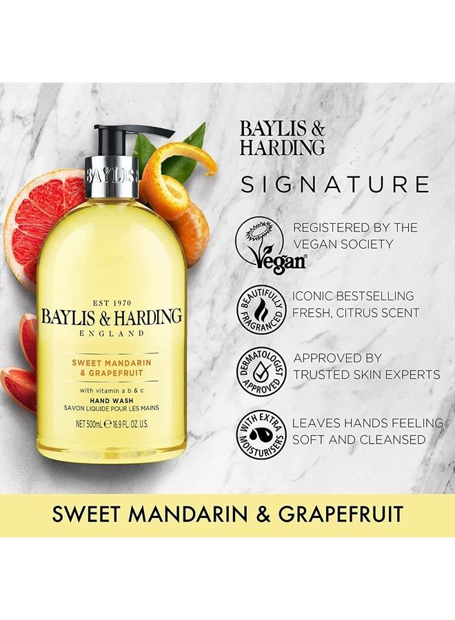 Baylis & Harding غسول يدين بالماندرين والجريب فروت (500 مل) - Image 2
