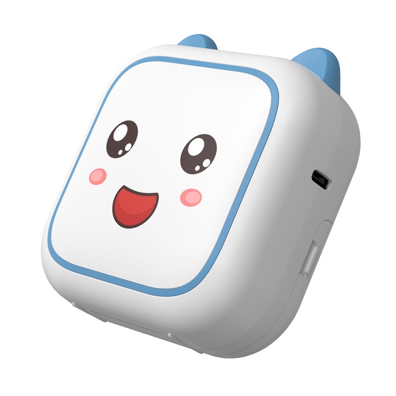 Mini Thermal Printer Multifunction Portable Sticker Maker Instant Photo Inkless Printing Support BT Connection for Smartphone with 1 Paper Roll 57mm + 5 Self-Adhesive Paper Rolls Compatible with iOS Android System for Picture Receipt Memo Note Label - Image 5