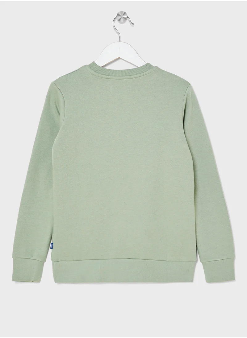 Jack & Jones Junior Kids Slogan Sweatshirt