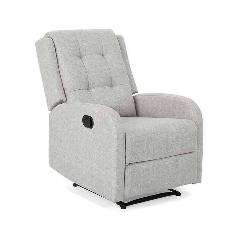 Torque Torque Adrano Recliner Sofa 1 Seater Manual Light Grey Adjustable Fabric One Seater Recliner Chair 1 Seater Recliner for Balcony Living Room Home 1 Year Warranty  - Image 4