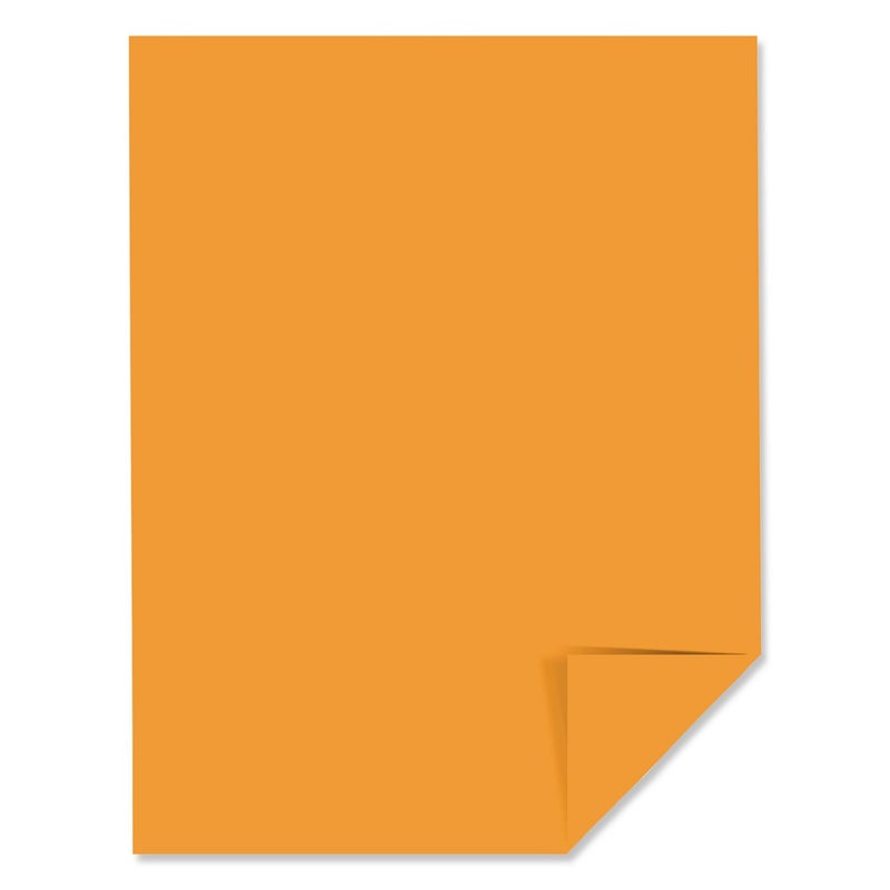 Astrobrights Color Paper, 24 lb Bond Weight, 8.5 x 11, Cosmic Orange, 500/Ream - Image 2