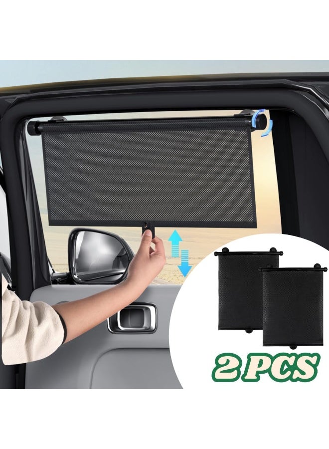 يوڠام ستارة تظليل نوافذ السيارة الجانبية (قطعتان) لحجب الأشعة فوق البنفسجية وتوفير الخصوصية في السيارة، مناسبة لنوم الأطفال والرضاعة - Image 2