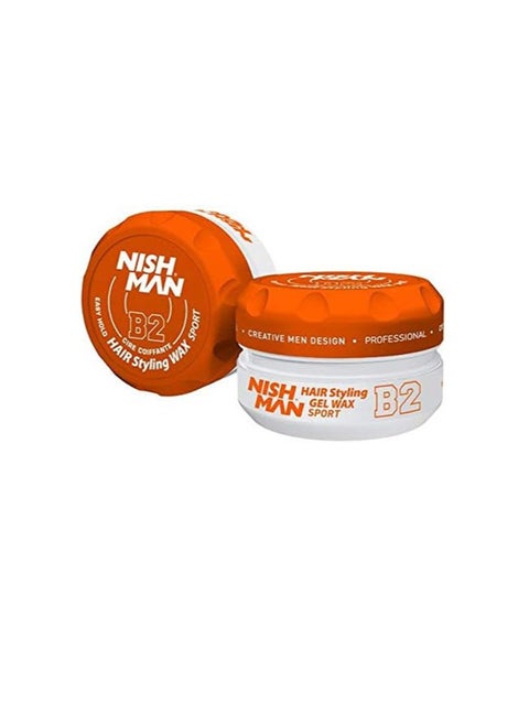 Nishman Easy Hold Hair Styling Gel Wax Sports B2 150ml
