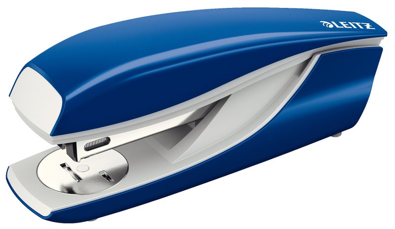 Leitz 55020035 Ergonomic Metal Stapler, Blue, 30 Sheets - Image 1