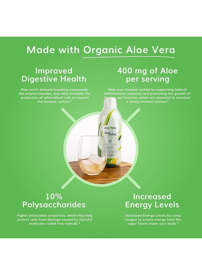 Univera Aloe Select Mango Prebiotic Supplement Boosts Immune Support Digestive Enzymes For Gut Health Aloe Vera Reduces Inflammation Mango Flavor 30 Day Supply(980Ml) - Image 3