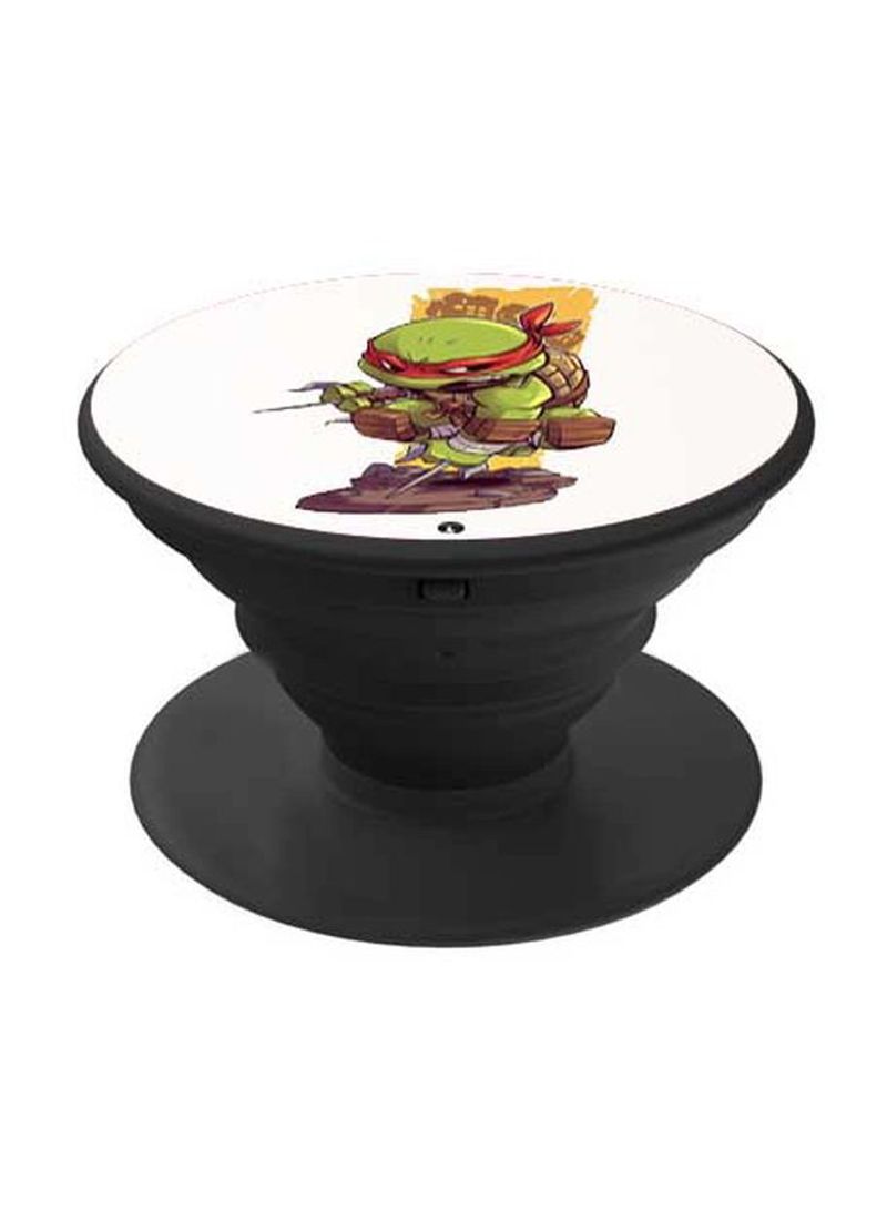 RKN Printed Pop Socket Phone Holder Black/White/Green - Image 2