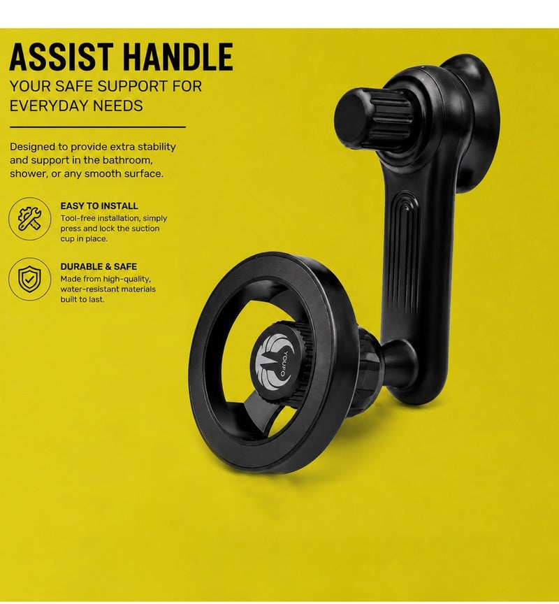 YOUFO Universal Magnetic Car Phone Holder Y4820, Dashboard Windshield Mobile Mount, 360 Degree Rotating Smartphone Stand, Strong Suction Cup Phone Holder, Hands Free Navigation Mount, Adjustable Magnetic Holder for Most Mobile Phones ERPCY4820 - Image 2