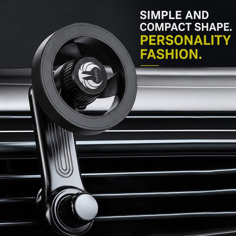 YOUFO Universal Magnetic Car Phone Holder Y4820, Dashboard Windshield Mobile Mount, 360 Degree Rotating Smartphone Stand, Strong Suction Cup Phone Holder, Hands Free Navigation Mount, Adjustable Magnetic Holder for Most Mobile Phones ERPCY4820 - Image 5