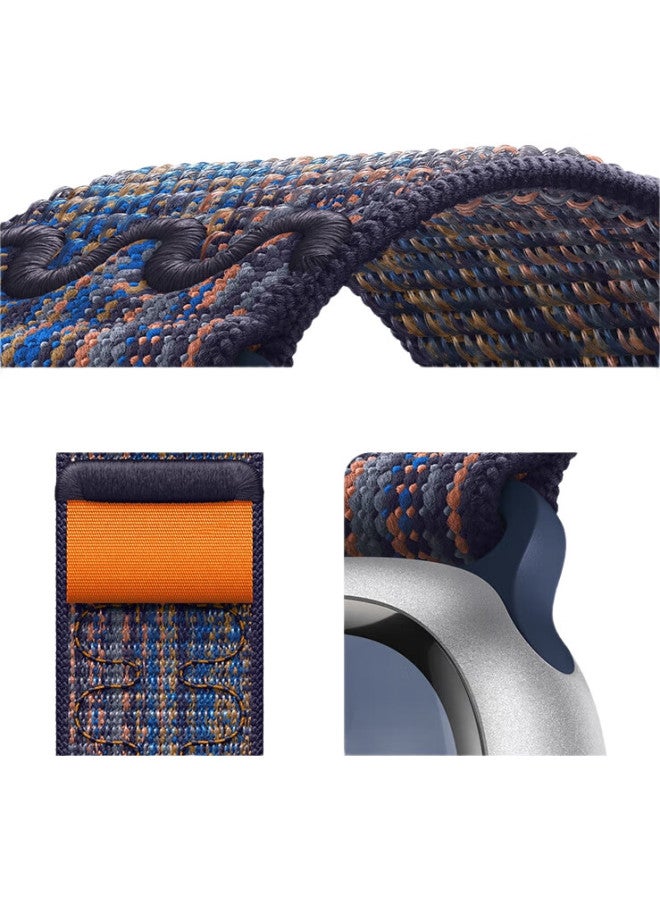 BHO Suitable For Apple Watch Band, New Apple Watch S10/Ultra2 Watch Band, Iwatch S9/S8/7/6/Se, Previous Season Nylon Loop-Back Strap - Image 2