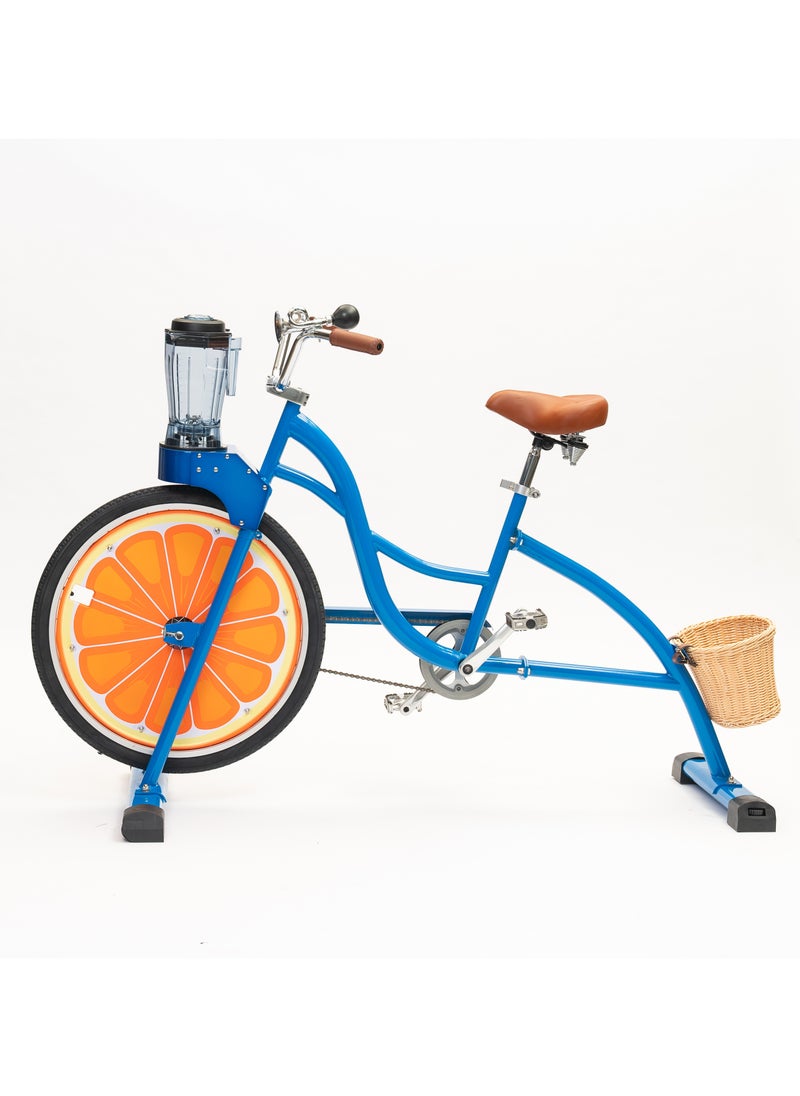 BECK-EXITECH - Blue Smoothie Bike Blender Outdoor Bicycle Blender Fruit Vegetable Tools Juice Extractor Commercial Fitness Machine - Image 1