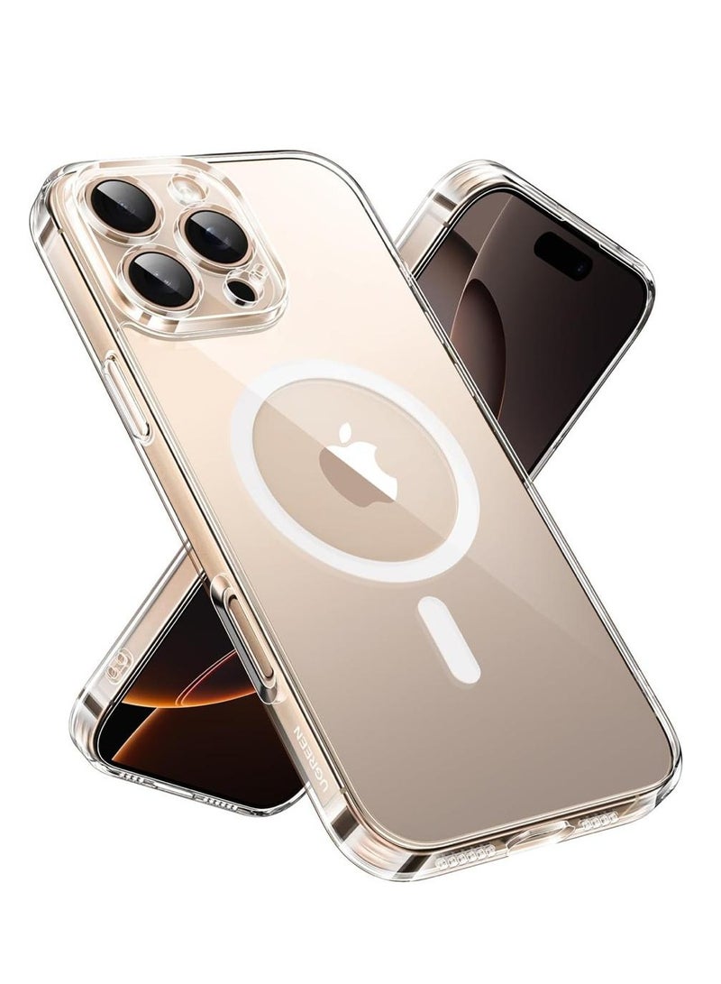 iPhone 16 Pro Max Case Magsafe, Strong Magnet, Upgraded Delay Yellowing, iPhone 16 Pro Max Cover, Scratch-Resistant, iPhone 16 Pro Max Cover Magnetic Compatible with Magsafe Clear - Image 1
