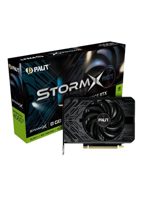 NVIDIA  GeForce RTX™ 4060 Ti StormX 8GB, GDDR6 Graphics Memory, G-SYNC®, 4352 CUDA Core, 2535 MHz Boost Clock, 18 Gbps, 128 bits Interface, PCI Gen 4, DP 1.4a x 3, HDMI 2.1a x 1