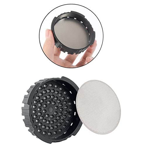 CAFEMASY Reusable Metal Coffee Filter with Replacement Filter Cap Set Compatible with Aeropress Original Go Coffee Espresso Maker - Image 4