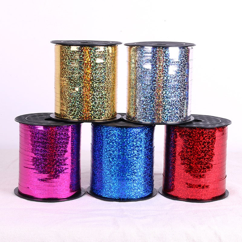250 Yards Ribbon Laser 5Mm Festival Activity Layout Laser Balloon Decoration Balloon Rope Ribbon - Image 2