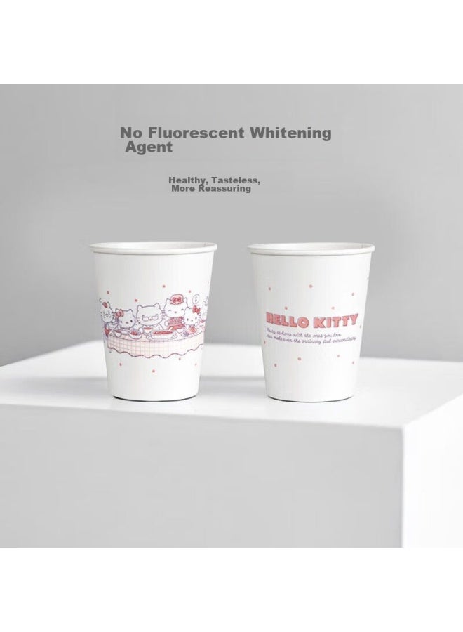 Yekee o Kitty Happy Family Thick Paper Cups 250ml 400 Pieces Jd-8956 - Image 3