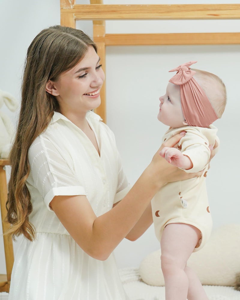 jollybows 20pcs Baby Girls Nylon Headbands Turban Hair Bows Hair Band Elastic Hair Accessories for Kids Toddlers Infants Newborn - Image 3