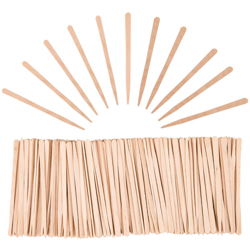 Hedume 2000 Pieces Wax Sticks, Wood Spatulas Applicator Craft Sticks, Small Wax Spatulas Hair Removal Eyebrow and Body - Image 1