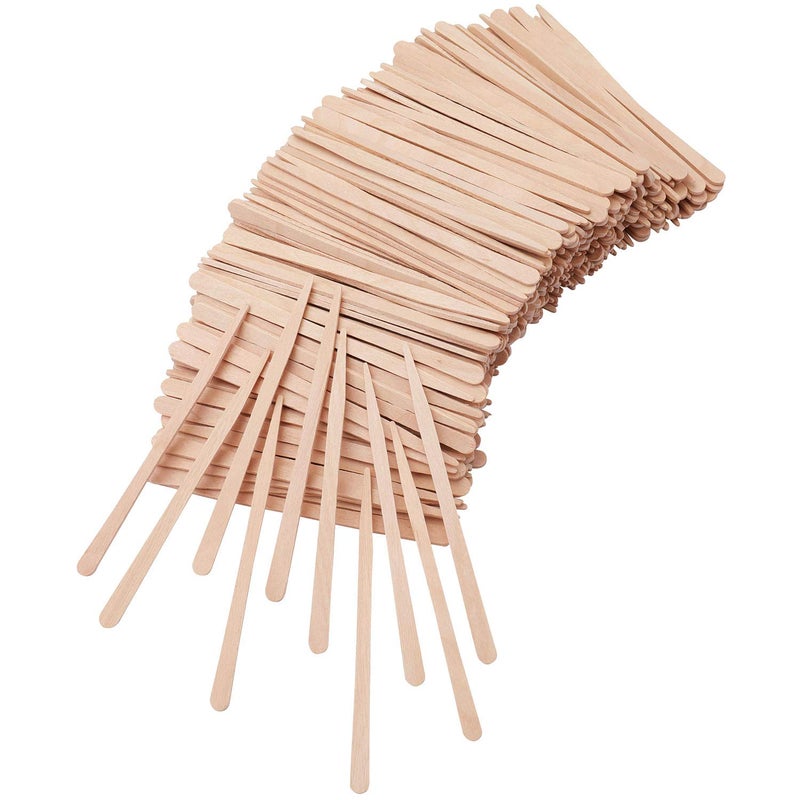 Hedume 2000 Pieces Wax Sticks, Wood Spatulas Applicator Craft Sticks, Small Wax Spatulas Hair Removal Eyebrow and Body - Image 5
