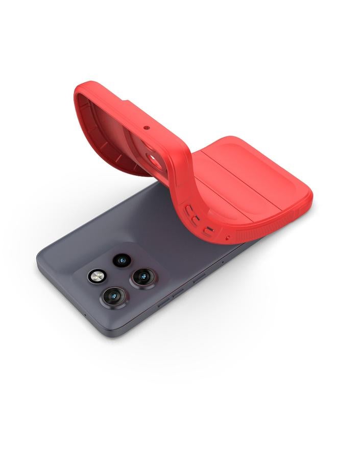 اس-توب جراب لهاتف Motorola Edge 50 Neo Magic Shield TPU + جراب من الفلانيل - Image 5