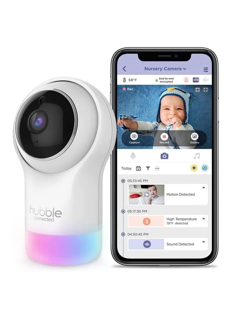 hubble connected Nursery Pal Glow Smart Baby Monitor  - Image 1