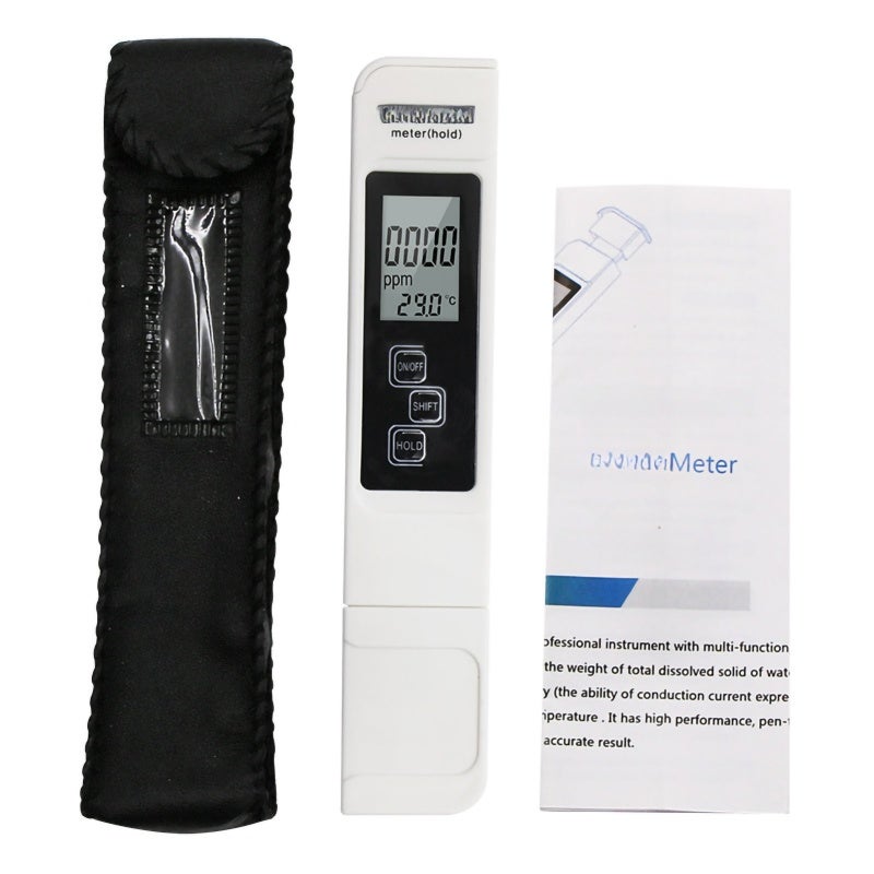 Water Quality Tester: 3-In-1 TDS EC Temperature Meter - High Precision Sensor Large LCD Display Compact Lightweight Device for Aquariums Swimming Pools And Various Water Sources - Image 4