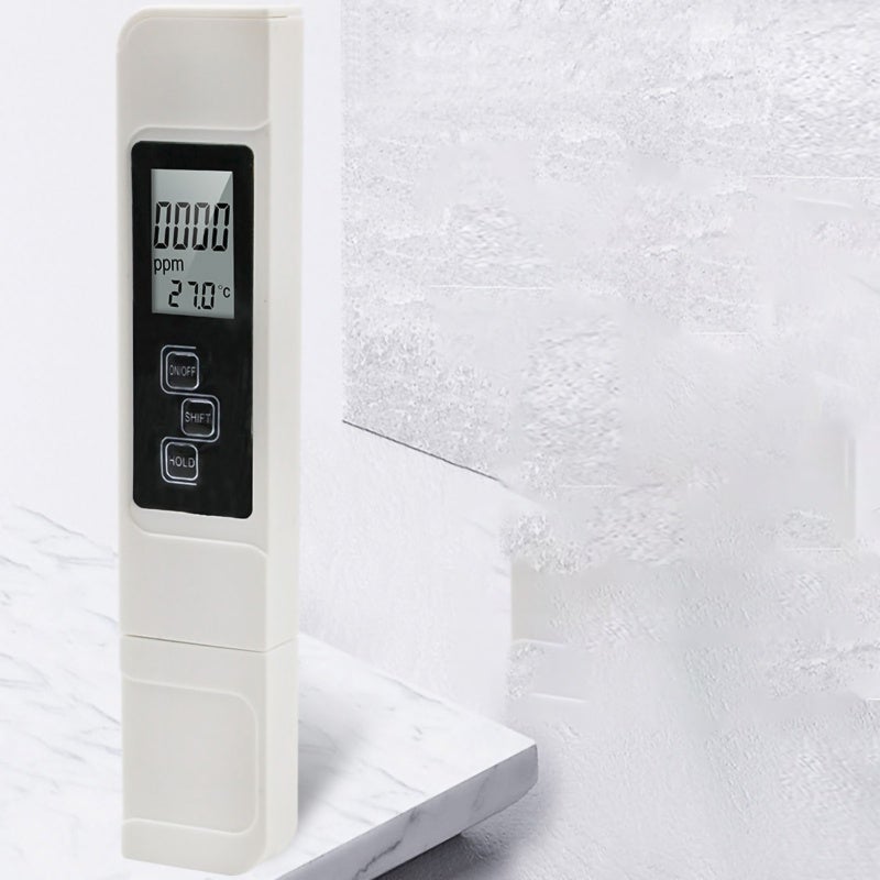 Water Quality Tester: 3-In-1 TDS EC Temperature Meter - High Precision Sensor Large LCD Display Compact Lightweight Device for Aquariums Swimming Pools And Various Water Sources - Image 3