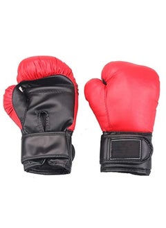 Generic Durable Kids Boxing Gloves for Ages 3-12 Leather Sparring Kickboxing Training Gloves with Secure Velcro Breathable Mesh Palm & Arch Design for Punching Bag Martial Arts  - Image 2